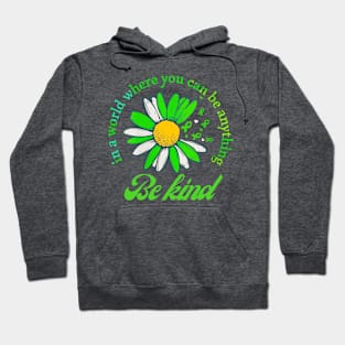 Be kind in a wolrd you can be anything Hoodie